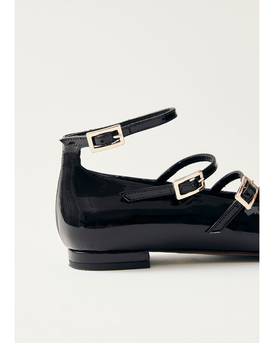 דירות בלט מעור שחור של אלוהס לוק אוניקס