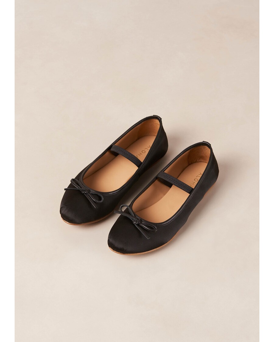 Alohas Odette Black Ballet Flats