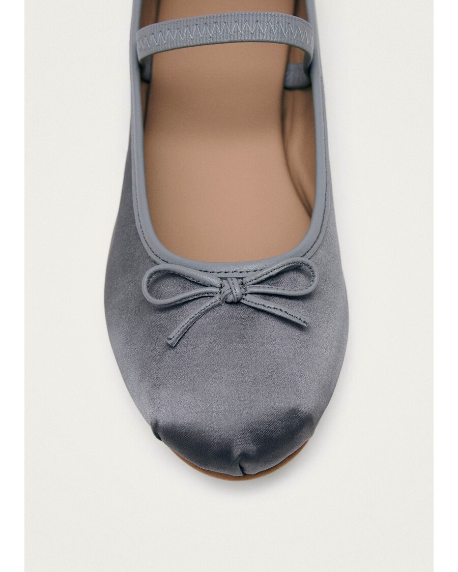 Alohas Odette Stone Grey Ballet Flats