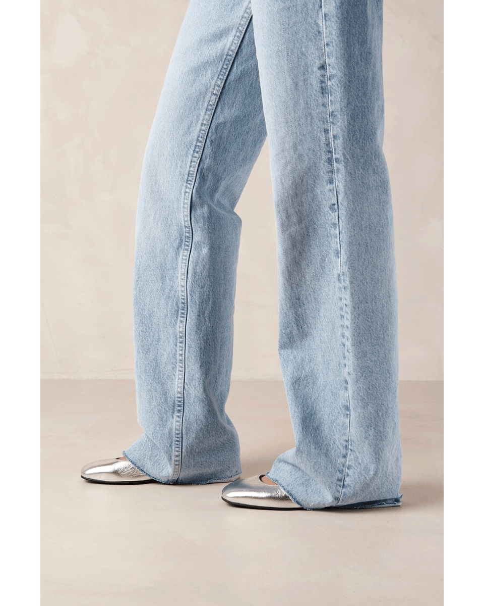 Alohas Baletanke Od Srebrne Kože Shimmer Za Zalazak Sunca