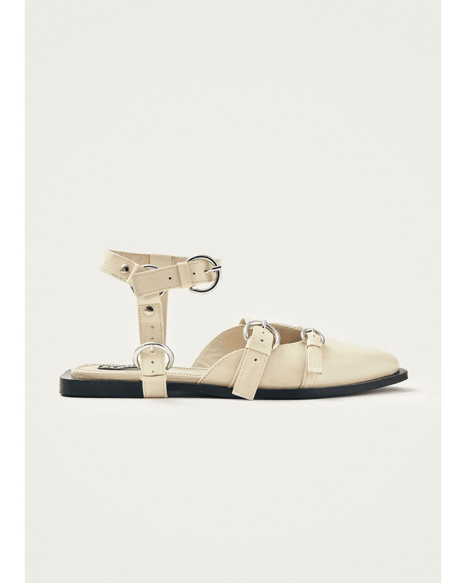 Alohas Thalara Onix Krem Kožne Baletanke