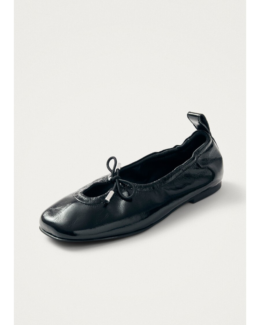 Alohas Rosalind Onix Balletlejligheder I Sort Læder