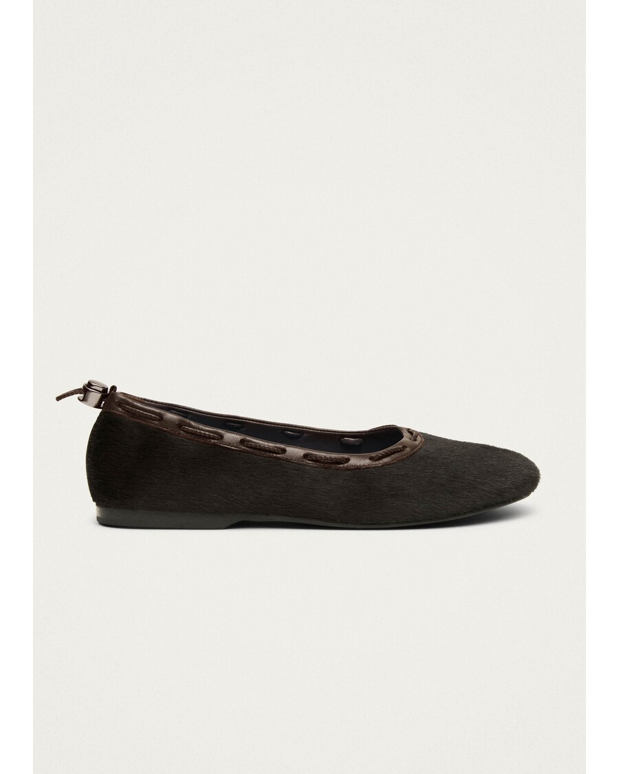 Alohas Gill Soft Brown Leather Ballet Flats