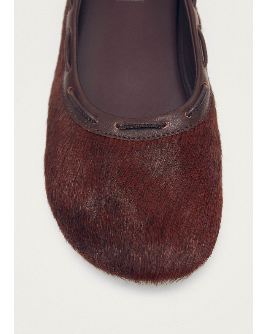 Alohas Gill Soft Burgundy Leather Ballet Flats