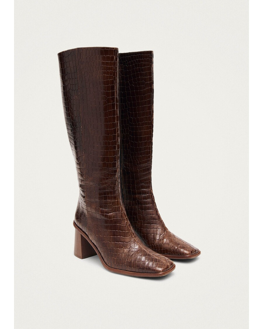 Alohas East Alli Brown Leather Boots