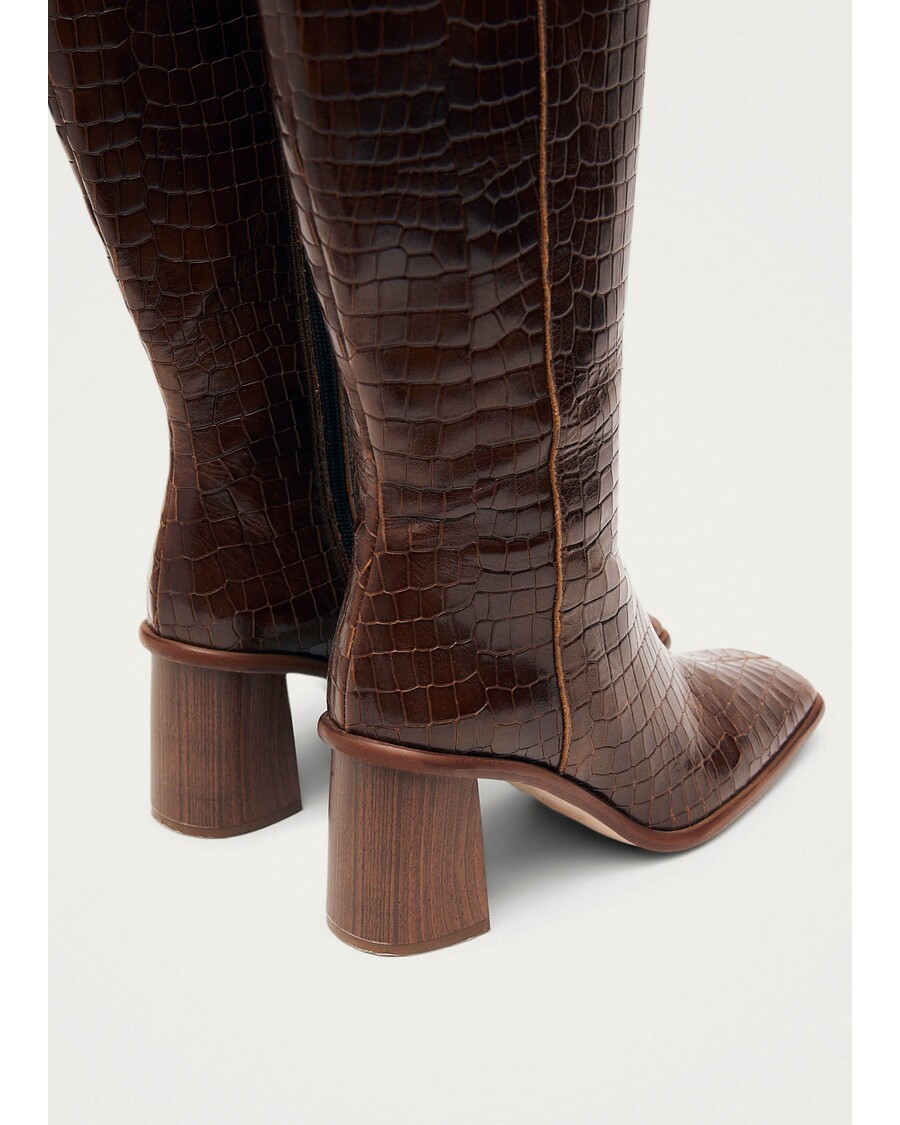 Alohas East Alli Brown Leather Boots