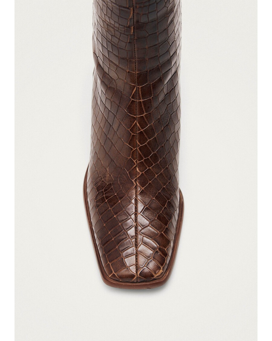 Alohas East Alli Brown Leather Boots