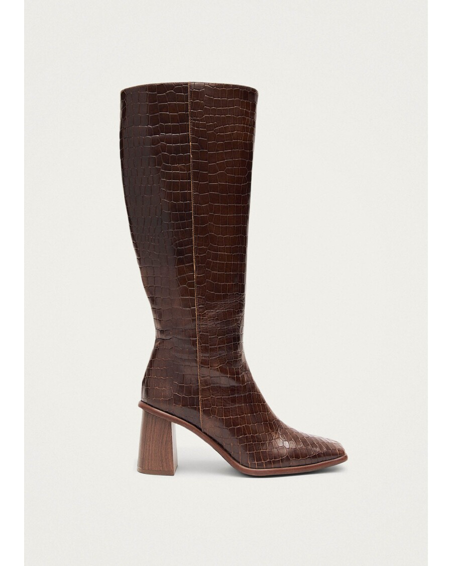 Alohas East Alli Brown Leather Boots