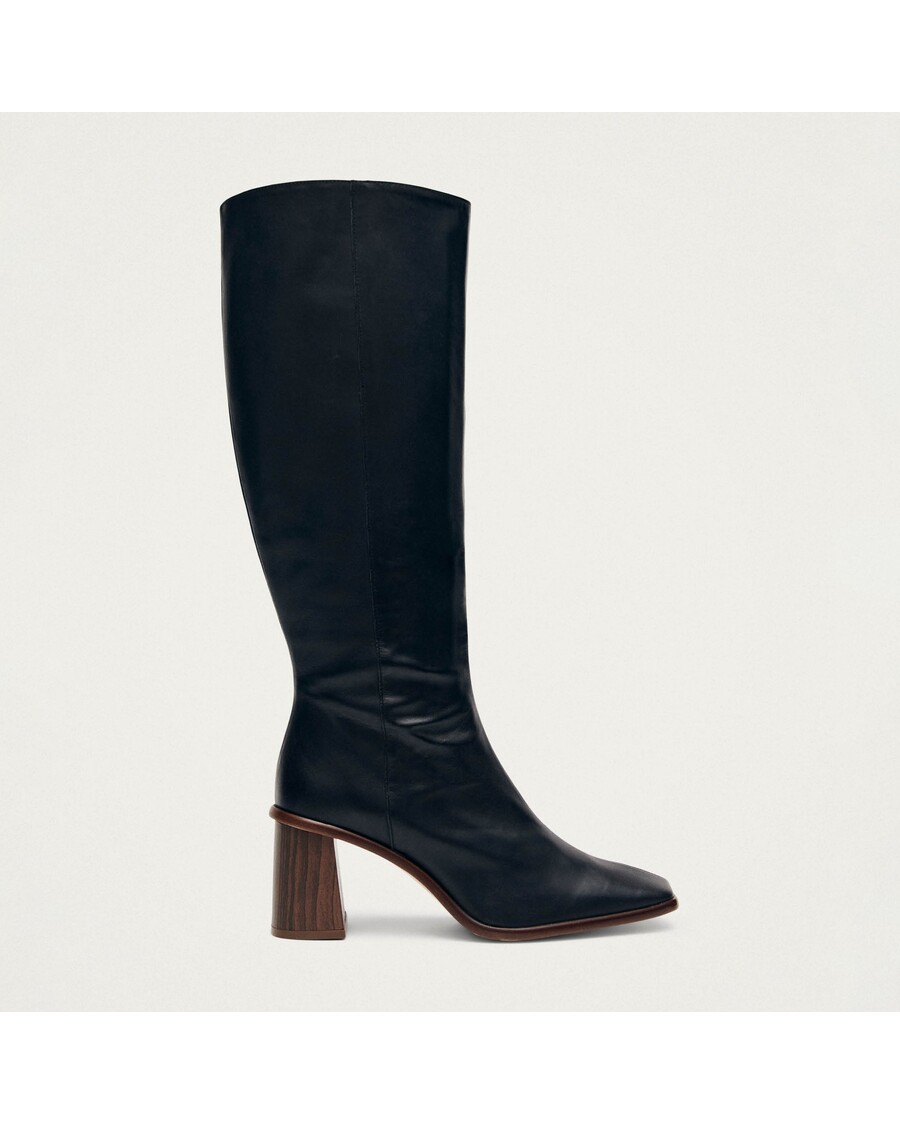 Alohas East Black Leather Boots