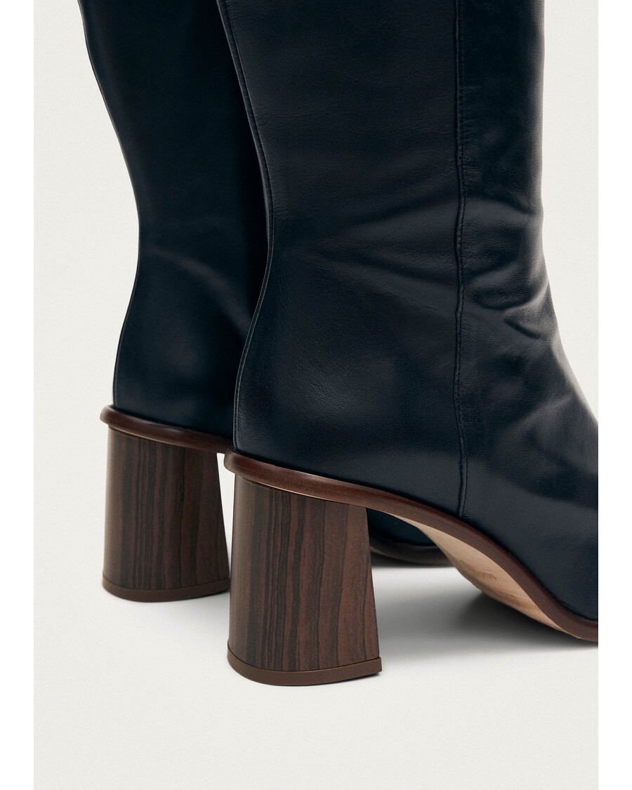 Alohas East Black Leather Boots