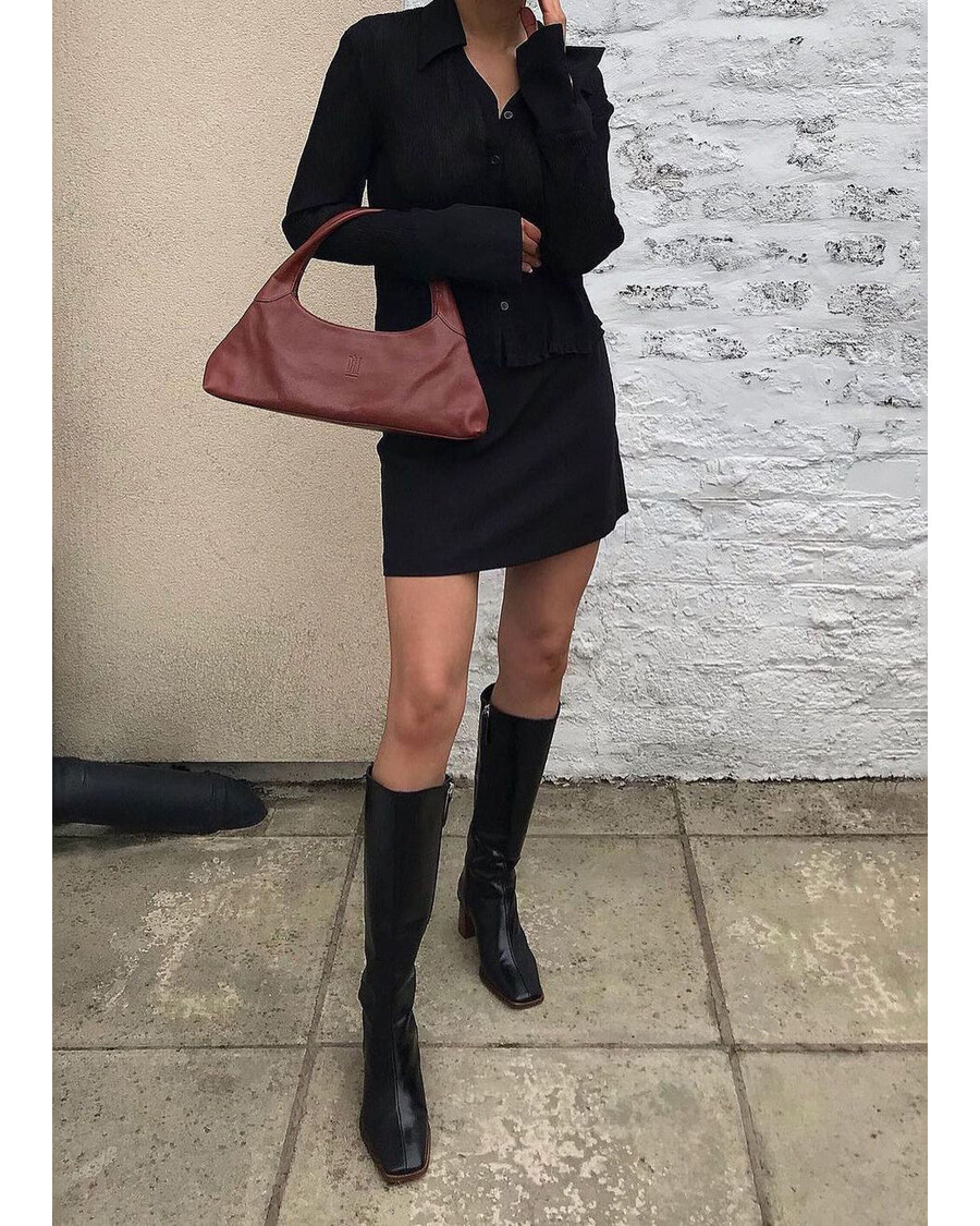 Alohas East Black Leather Boots