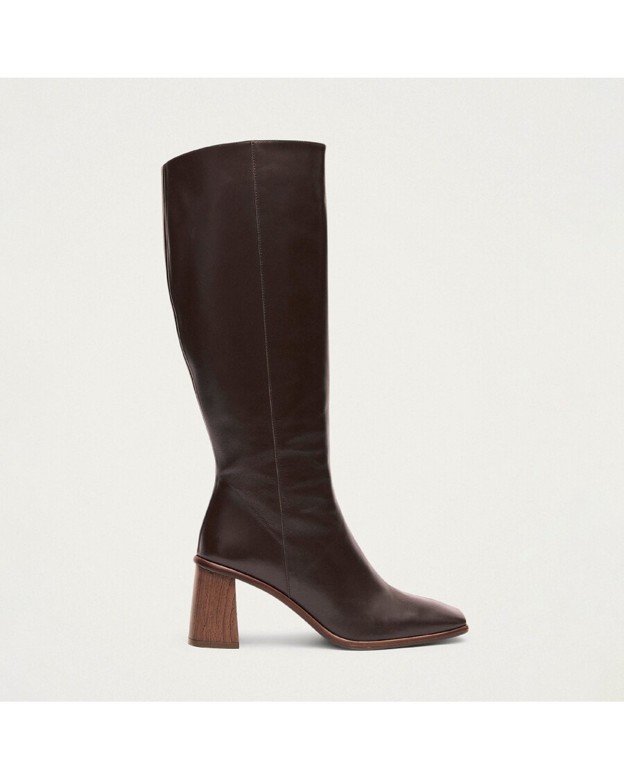 Alohas East Coffee Brown Leather Boots