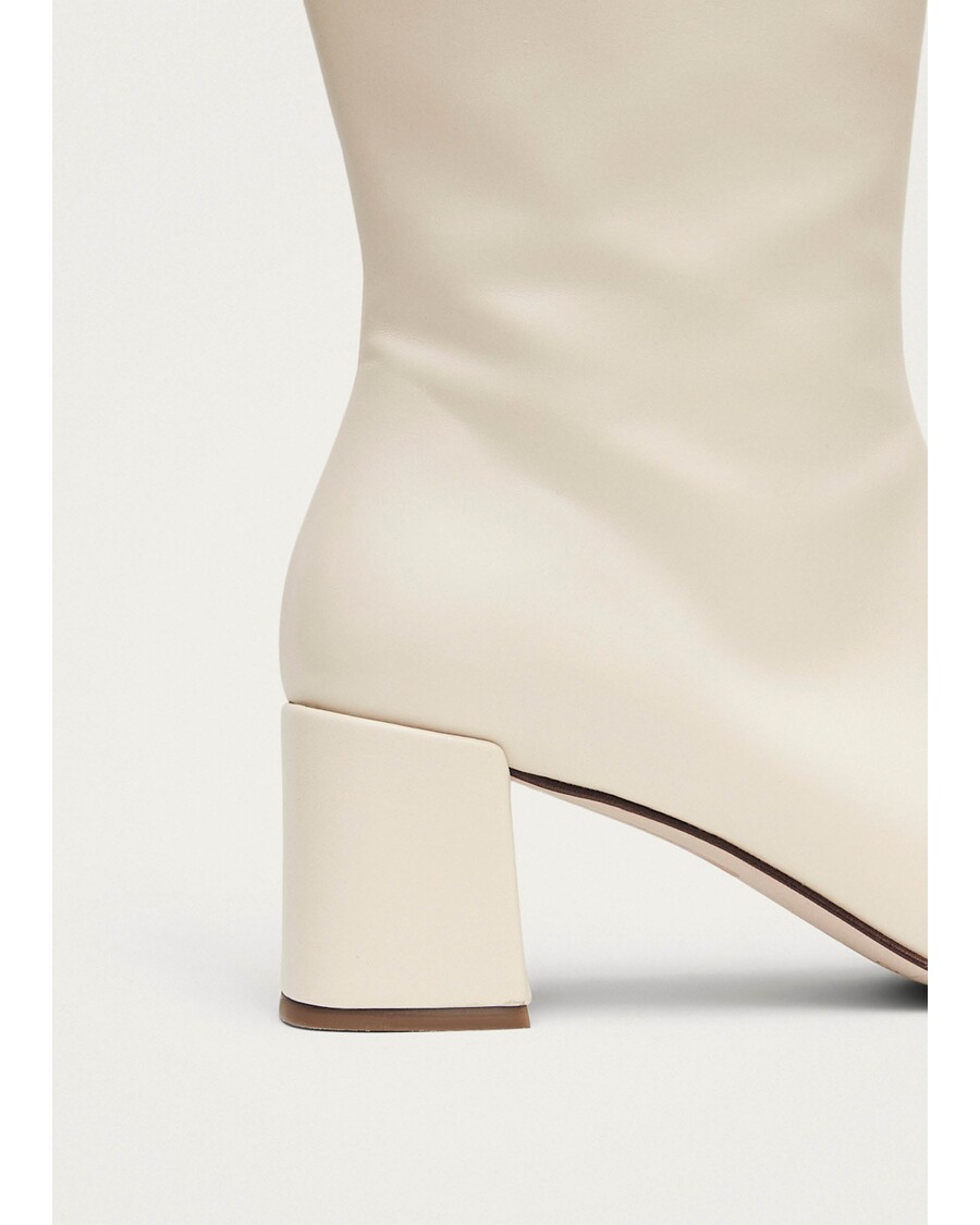 Alohas Chalk Warm White Vegan Leather Boots