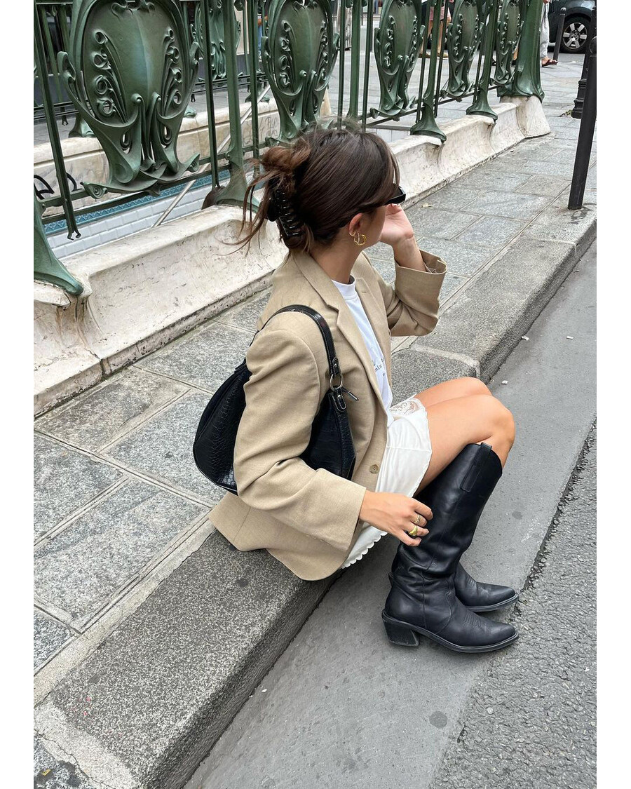 Alohas Mount Black Leather Boots