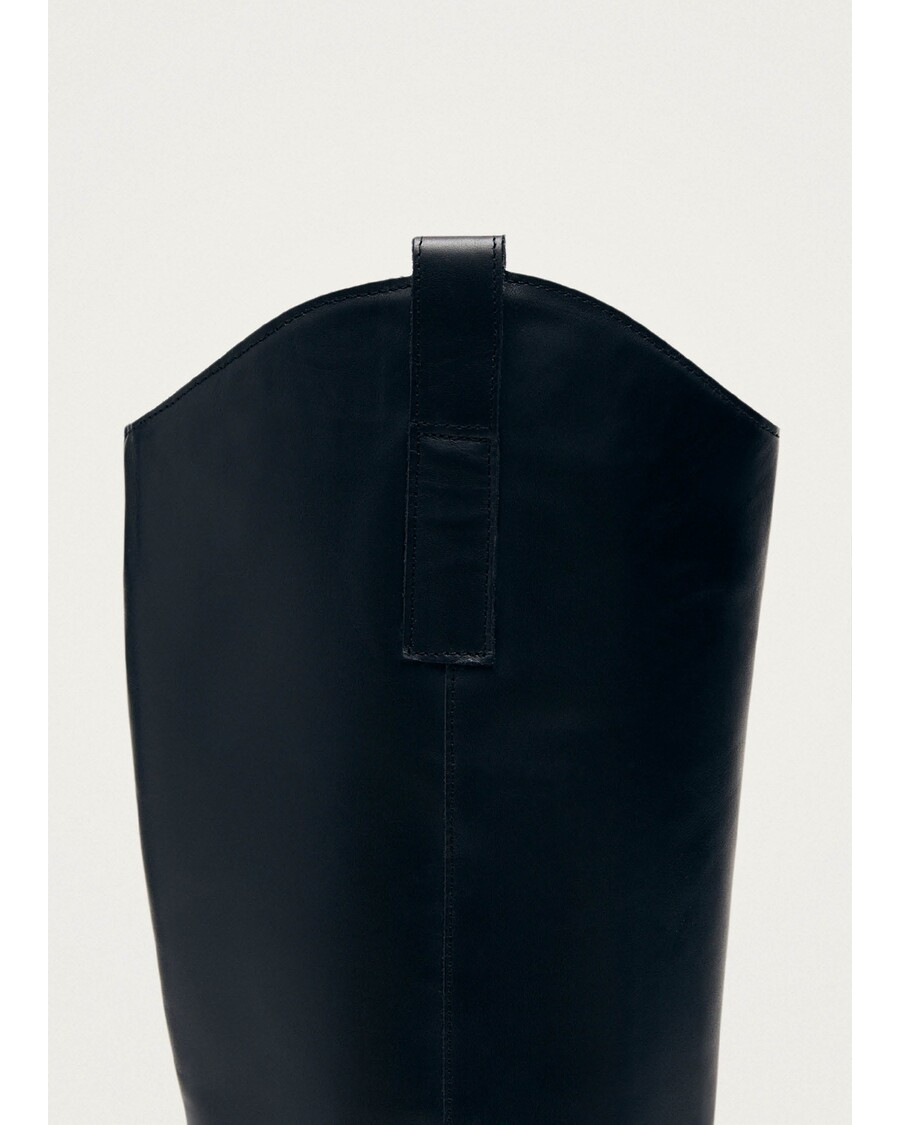 Alohas Mount Black Leather Boots