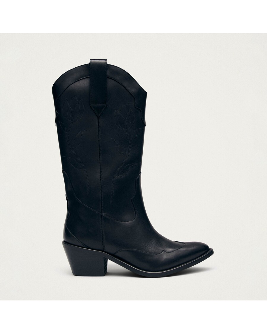 Alohas Liberty Black Leather Boots