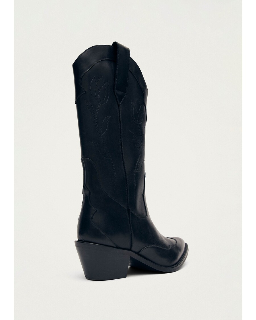 Alohas Liberty Black Leather Boots