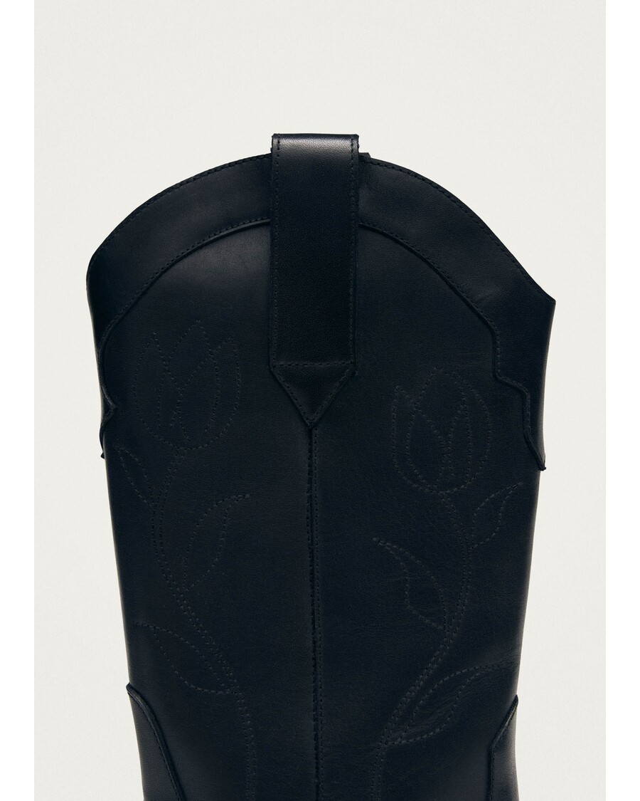 Alohas Liberty Black Leather Boots