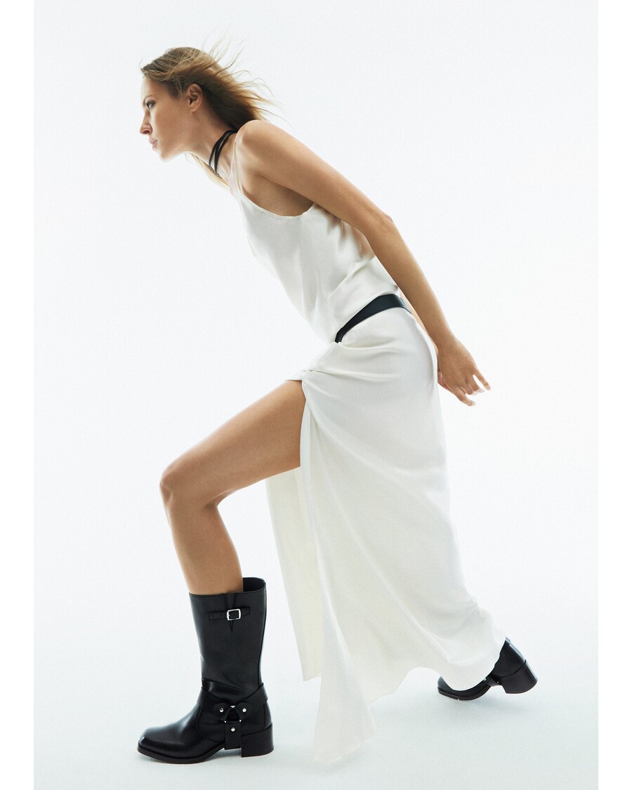 Alohas Rocky Black Leather Boots