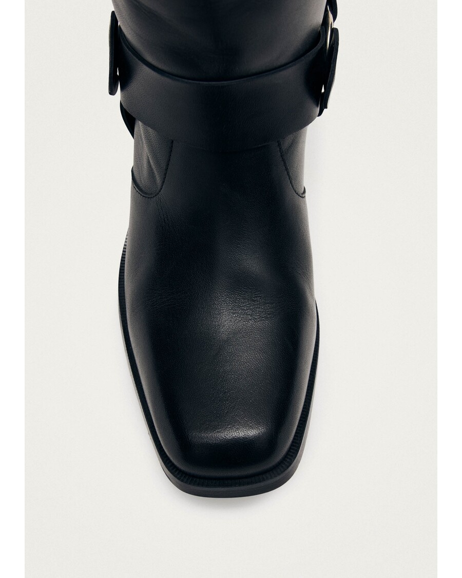 Alohas Rocky Black Leather Boots