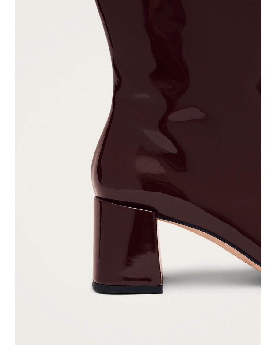 Alohas Chalk Onix Burgundy Vegan Leather Boots