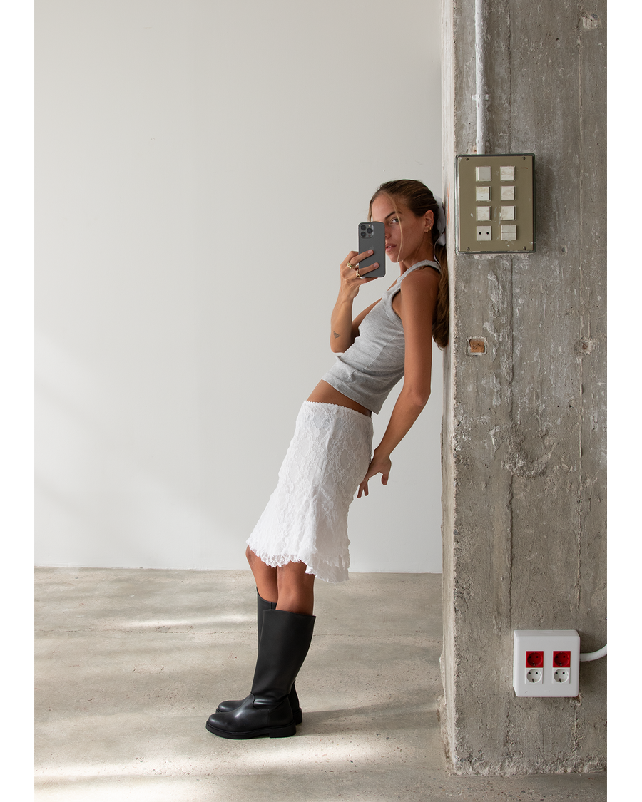 Alohas Carson Black Vegan Leather Boots