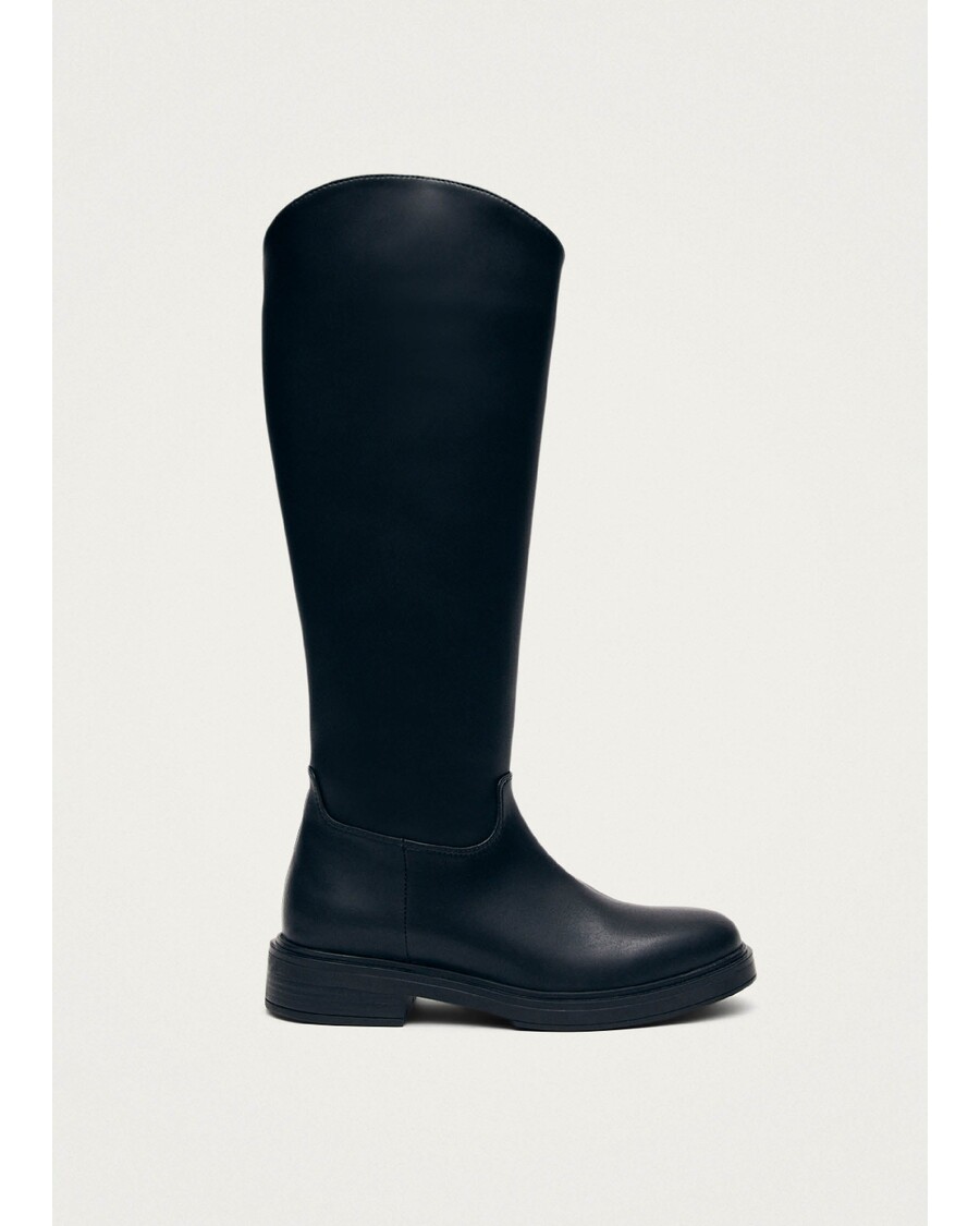 Alohas Carson Black Vegan Leather Boots