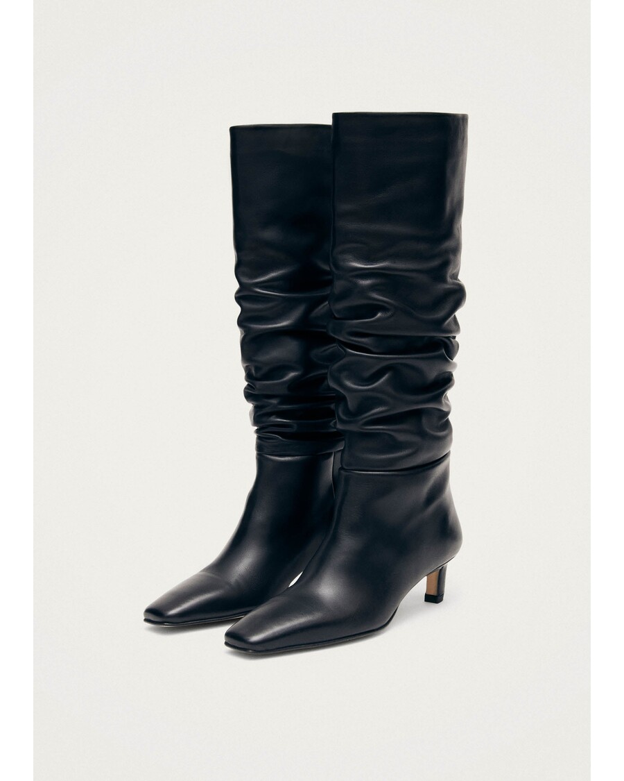 Alohas Kalila Black Leather Boots