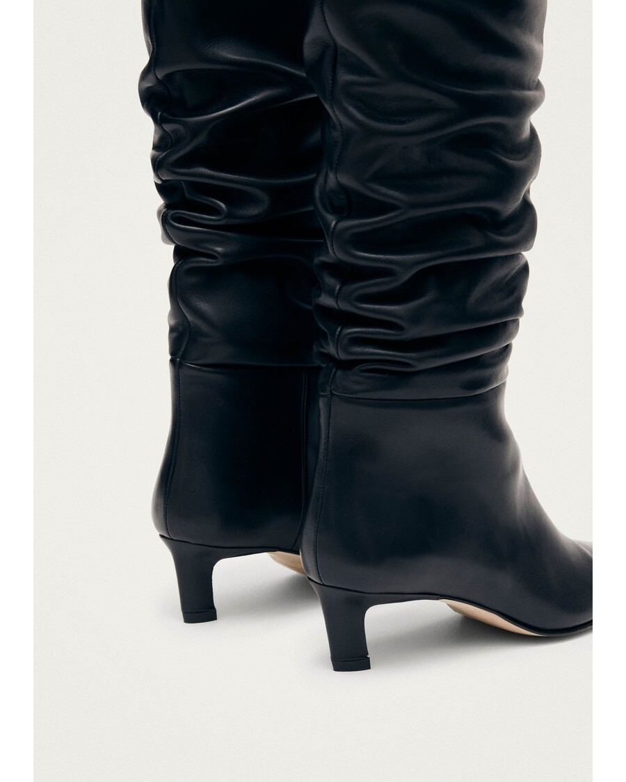 Alohas Kalila Black Leather Boots