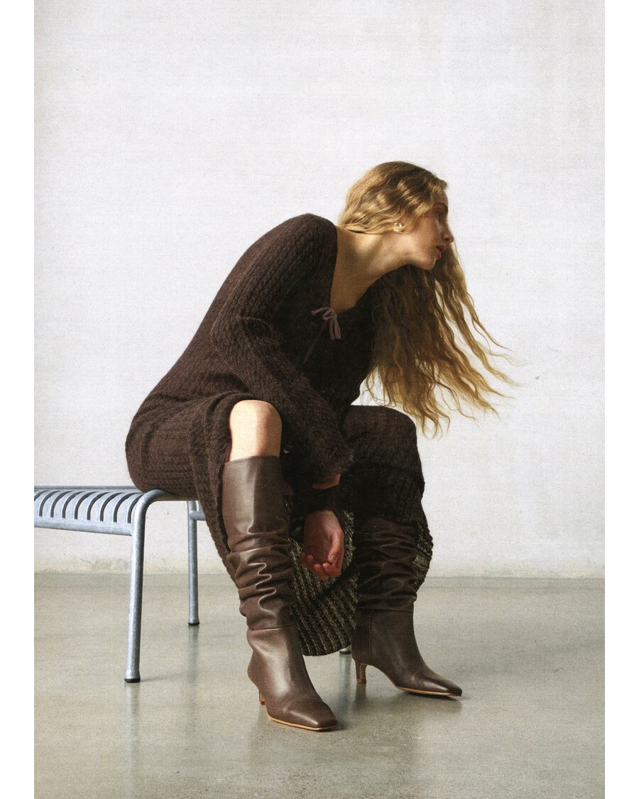 Alohas Kalila Brown Leather Boots