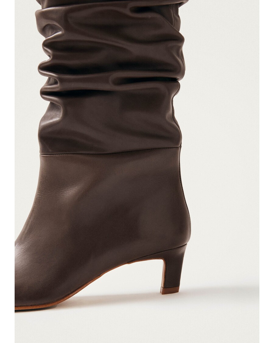 Alohas Kalila Brown Leather Boots