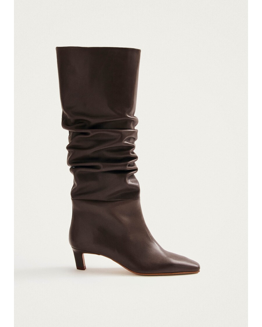 Alohas Kalila Brown Leather Boots