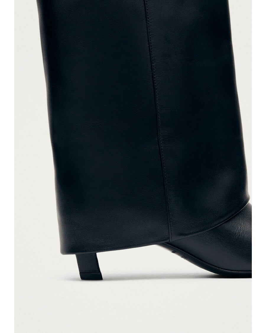 Alohas Evita Black Leather Boots