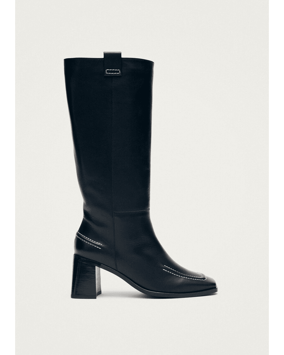 Alohas Brayden Crne Kožne čizme