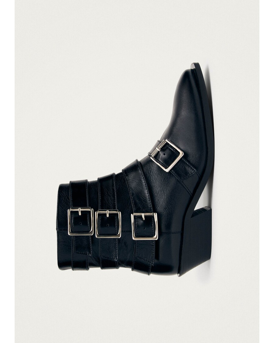 Alohas Eras Stivaletti In Pelle Nera