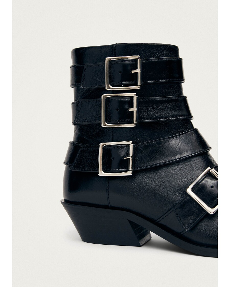 Alohas Eras Stivaletti In Pelle Nera