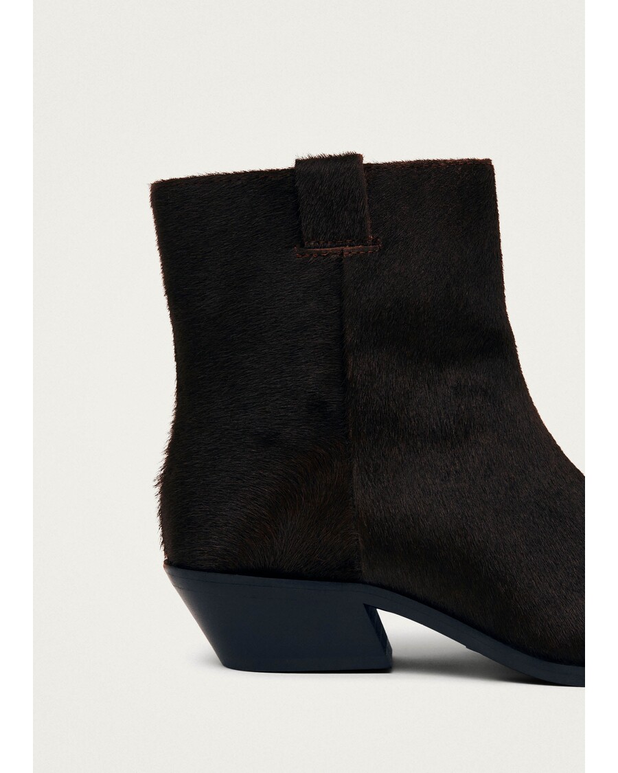 Alohas Syd Soft Dark Brown Leather Ankle Boots