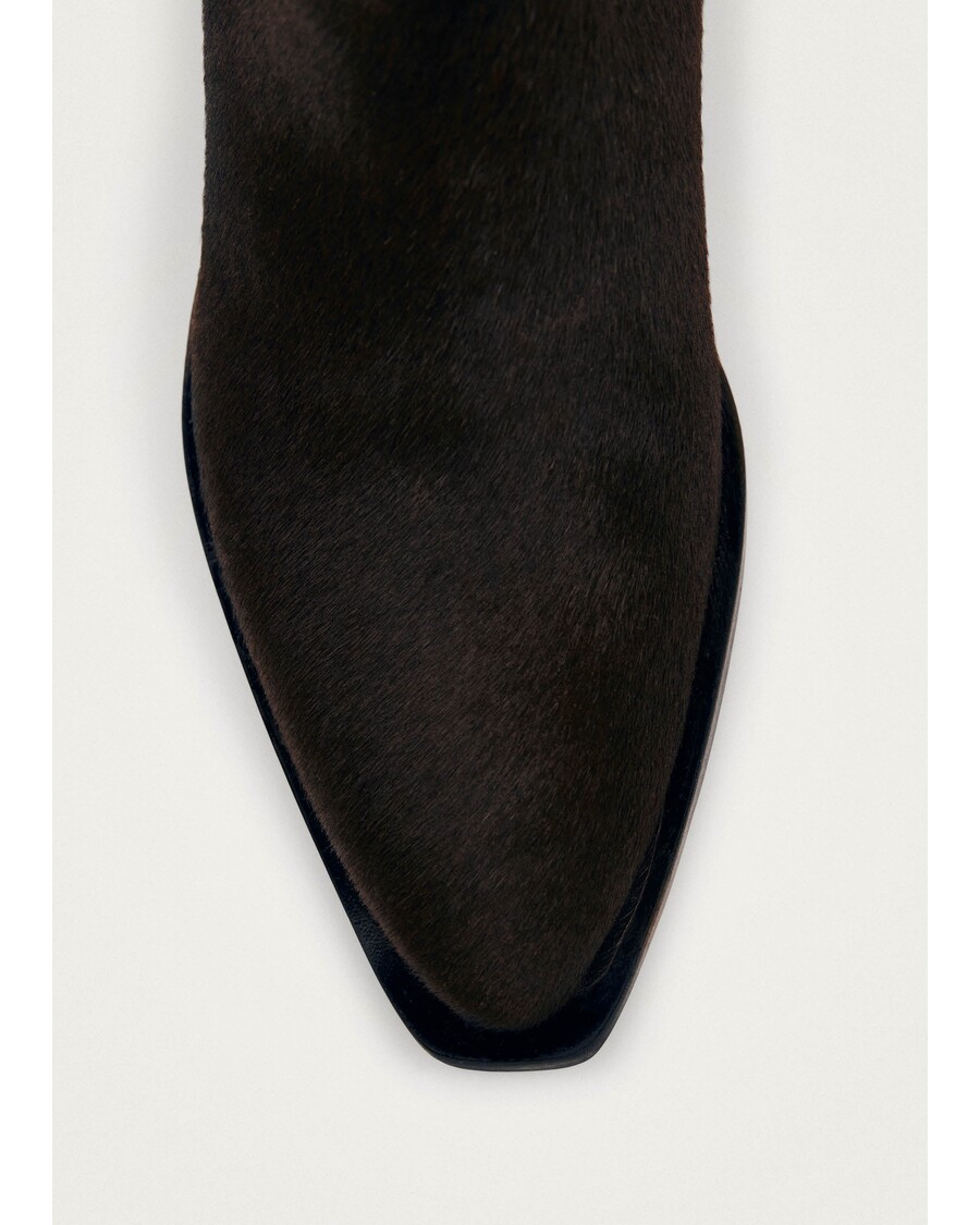 Alohas Syd Soft Dark Brown Leather Ankle Boots