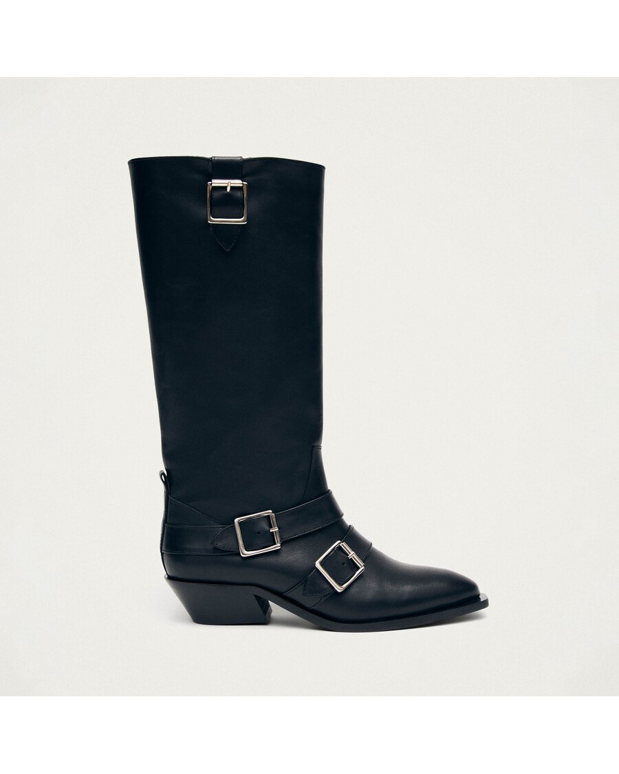 Alohas Ryder Black Leather Boots