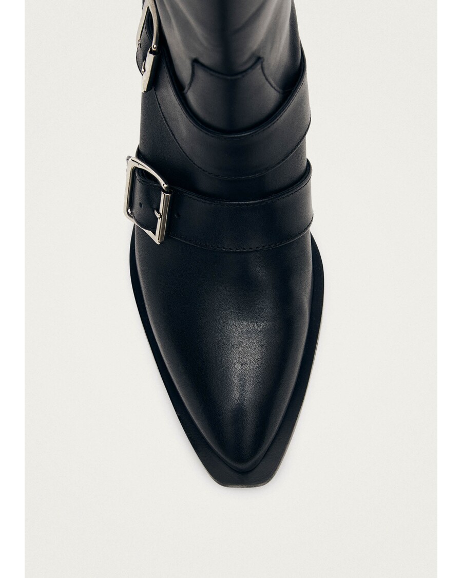 Alohas Ryder Black Leather Boots