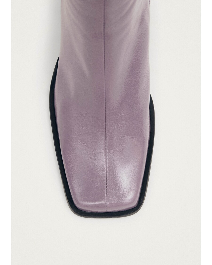 Alohas South Onix Mauve Leather Boots