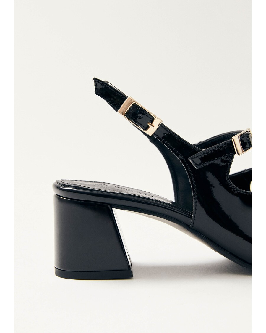 Alohas Hanna Onix Black Vegan Leather Pumps