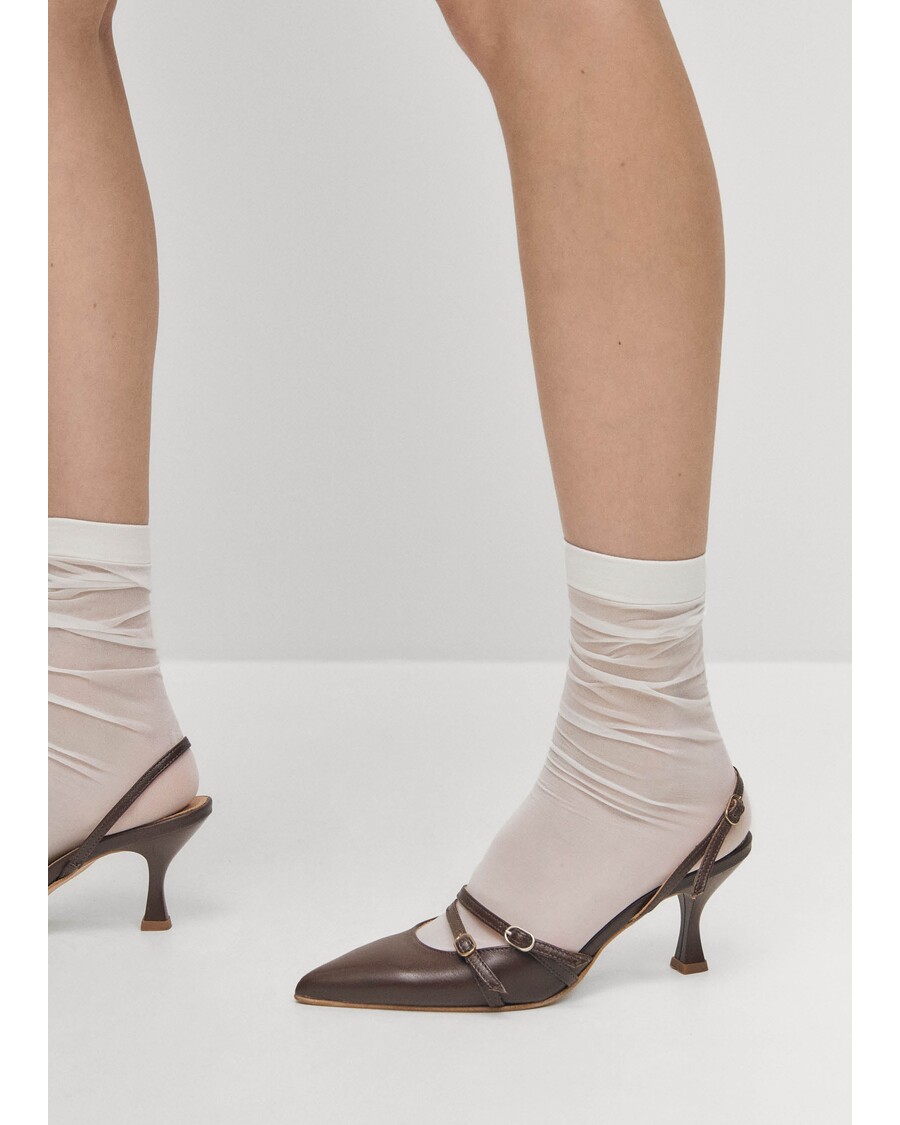 Alohas Joelle Brown Leather Pumps