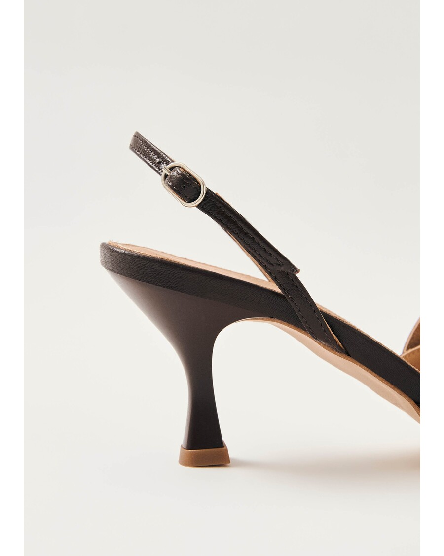 Alohas Joelle Brown Leather Pumps