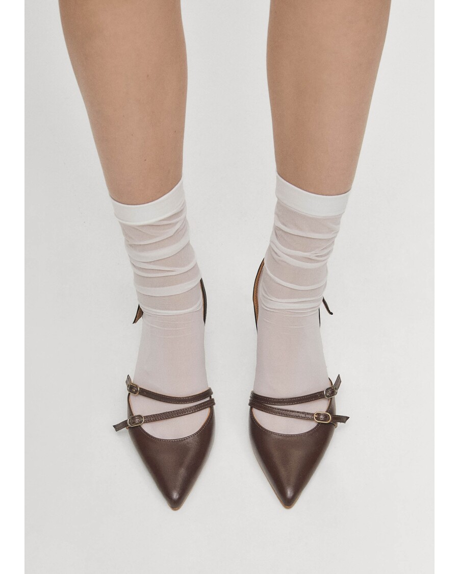 Alohas Joelle Brown Leather Pumps