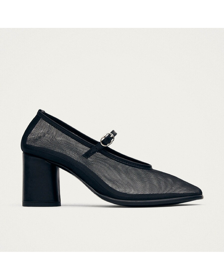 Alohas Esha Mesh Black Pumps