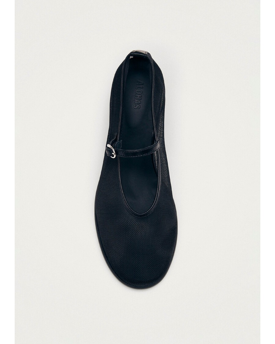 Alohas Esha Mesh Black Pumps