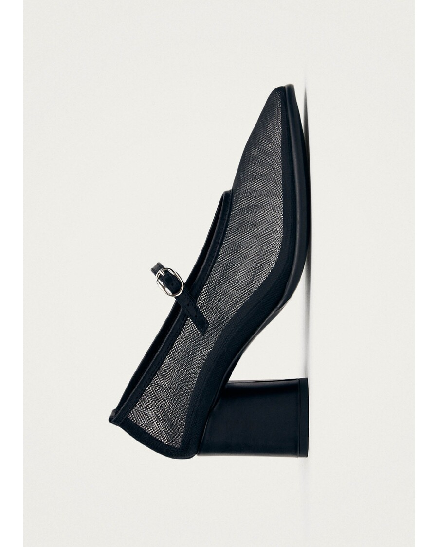 Alohas Esha Mesh Black Pumps