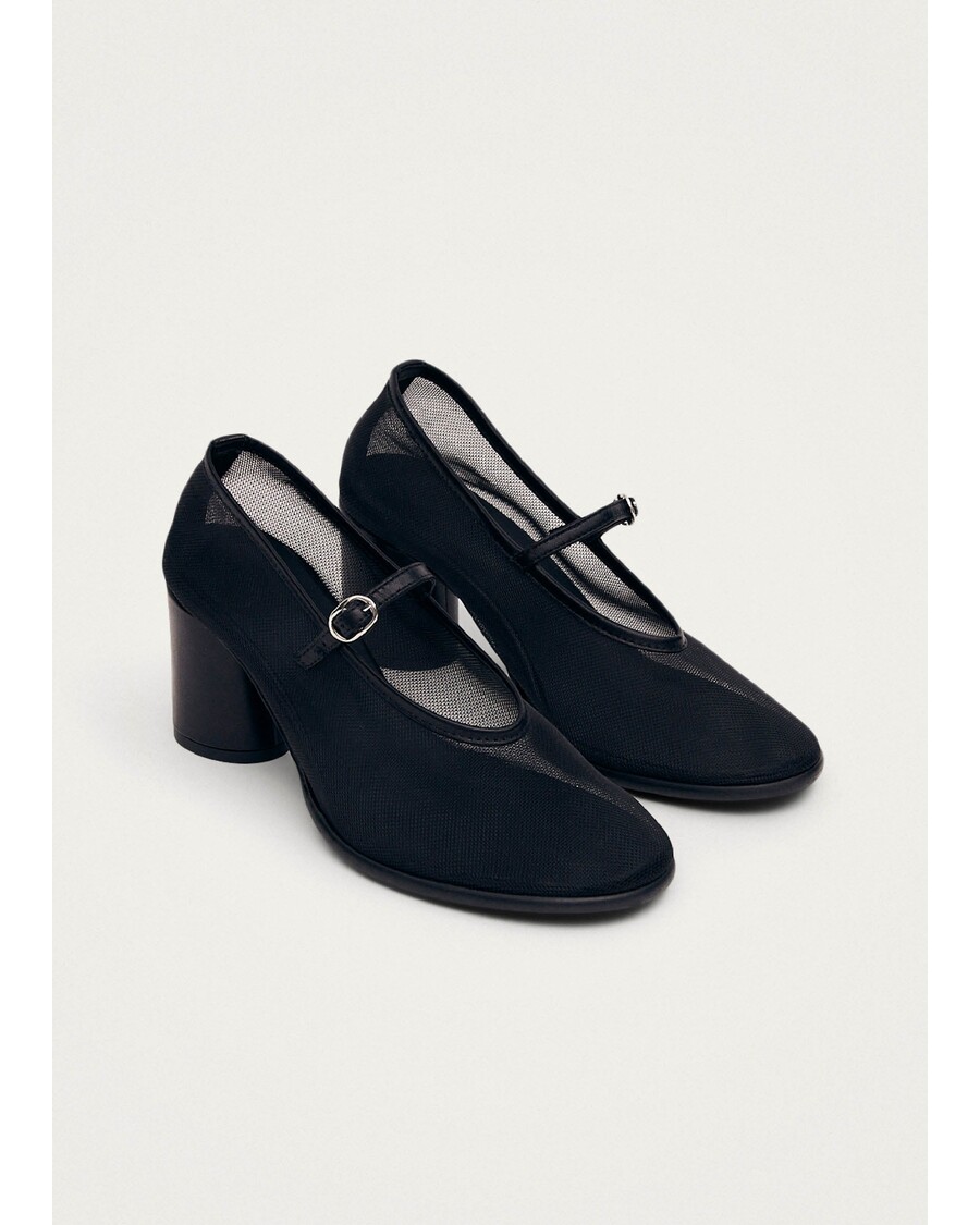 Alohas Esha Mesh Black Pumps
