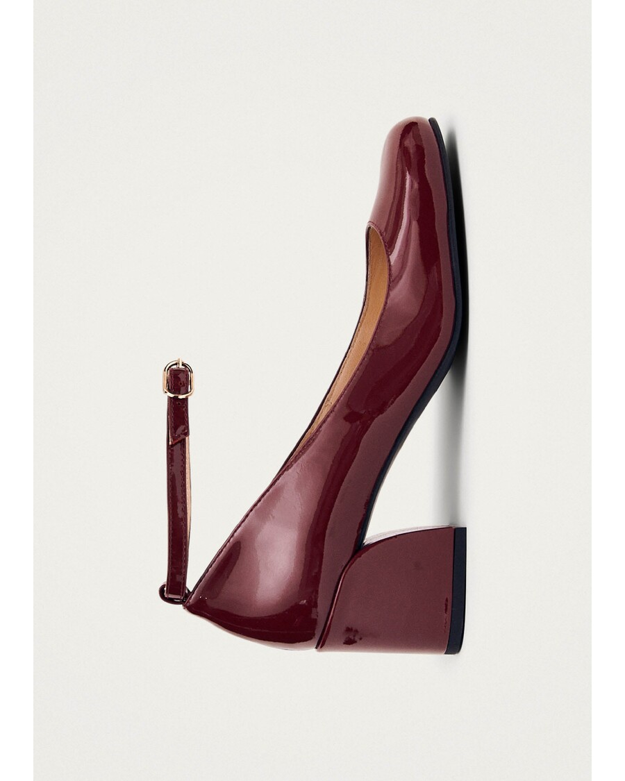 Alohas Antoine Onix Burgundy Leather Pumps